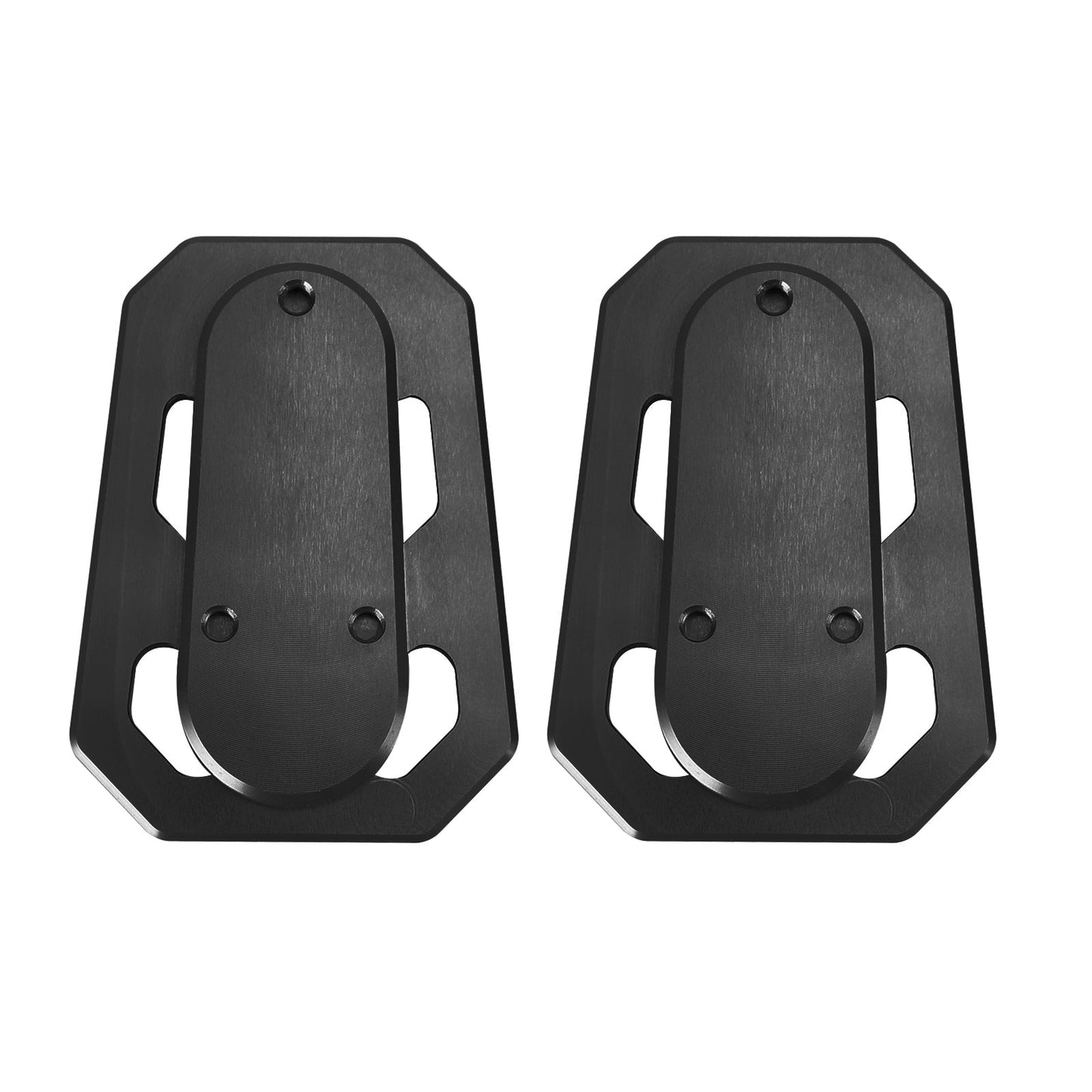 Reposapiés CNC, cubiertas para pedal de conductor, compatibles con TR Scrambler 1200 Tiger Silver