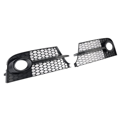 2011-14 Honeycomb Front Bumper Fog Light Grille Fit Audi TT MK2 S-Line TTS