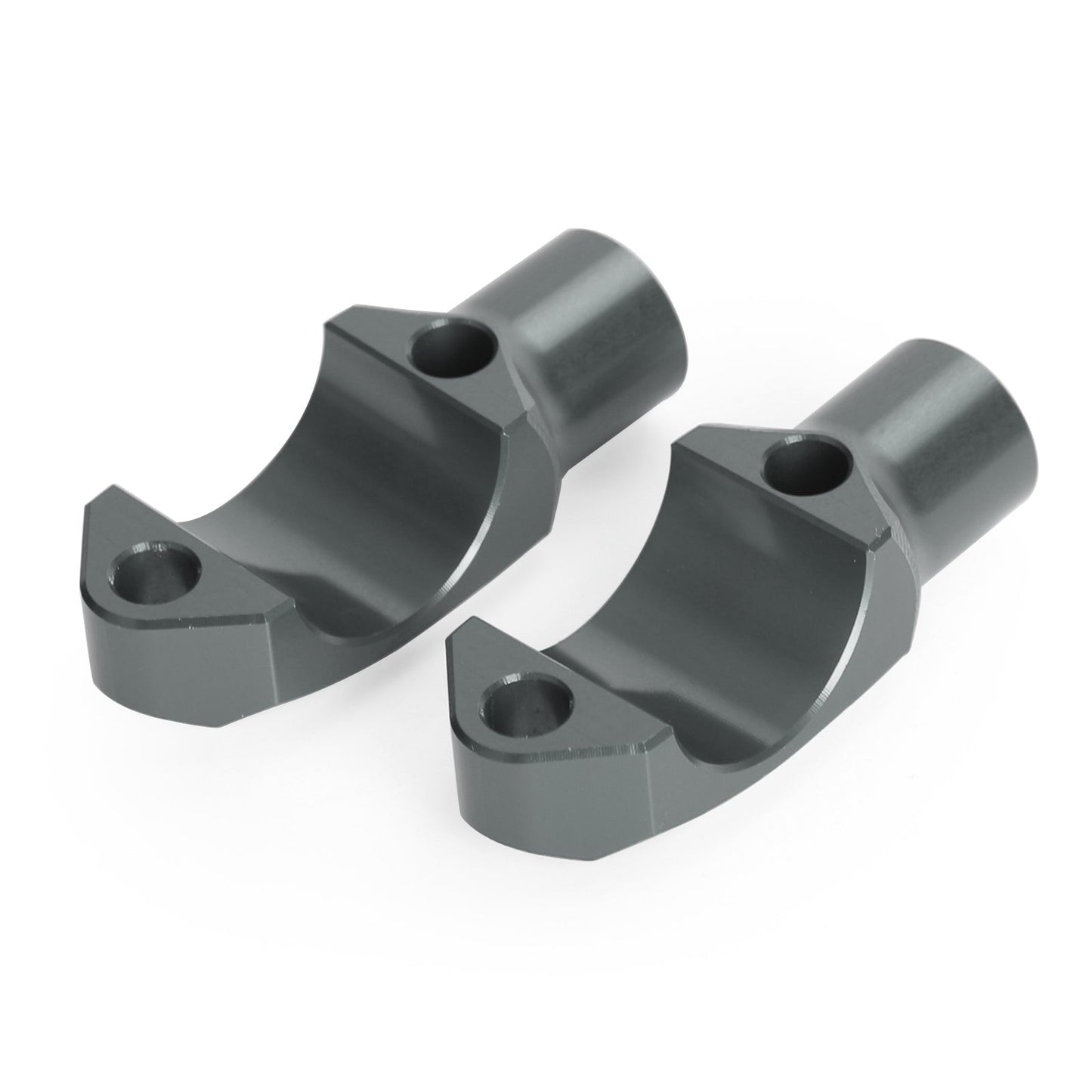 Paire de colliers de serrage pour maître-cylindre avec support de rétroviseur 10 mm x 1,25 mm pour guidon de 22 mm