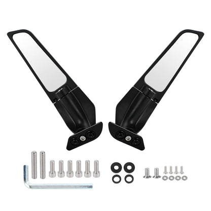 2015-2021 Ducati Panigale 1299 959 Adjustable Wing Fin Rearview Mirrors For