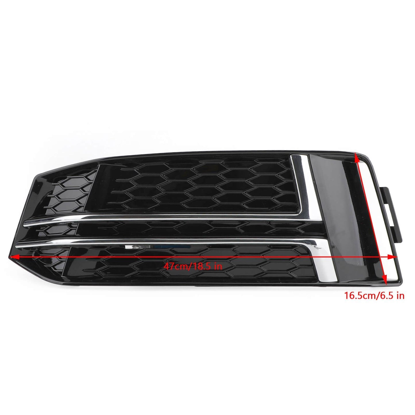 2016-2018 Audi S4/A4 B9 S-Line 8W0807681F 8W0807682F Pair Front Fog Light Cover Bumper Grill Generic