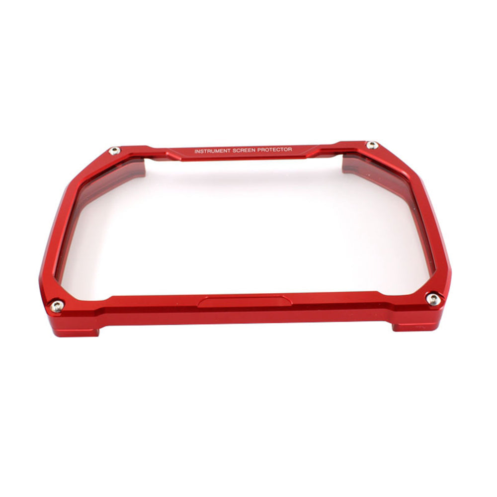 Cubierta protectora de aluminio para velocímetro, color negro, compatible con BMW R1200 Gs 18-20 R1250 Gs 19-20, color rojo