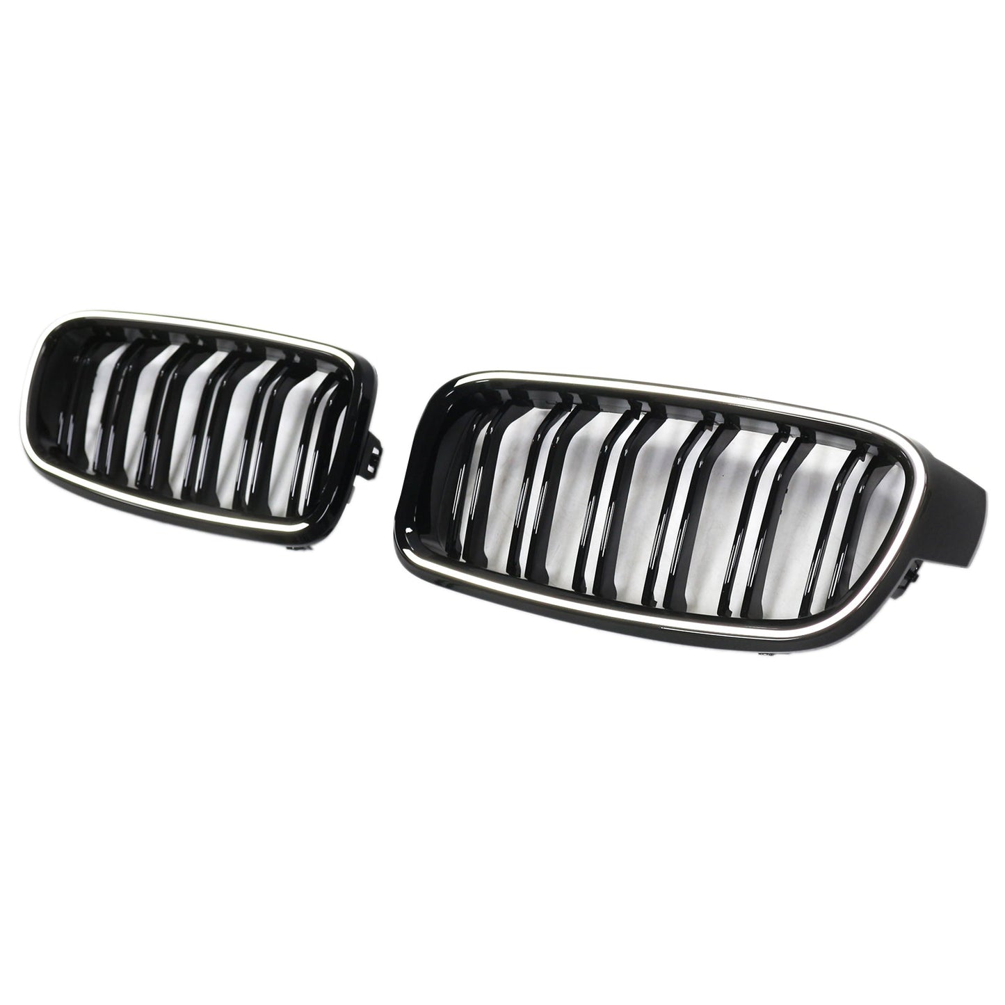 2012-2019 Double Slat Front Kidney Grille Grill Fit BMW 3 Series F30 F31 F35