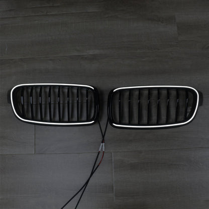 2012-2019 Gloss Black Front Kidney Grille Grill Fit BMW 3 Series F30 F31 F35