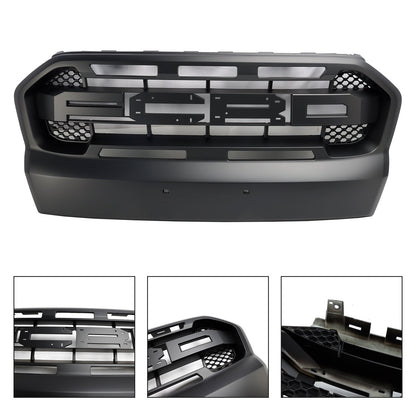 Ford Ranger 2015-2019 T7 Ranger Raptor Style Matt Black Front Bumper Grill