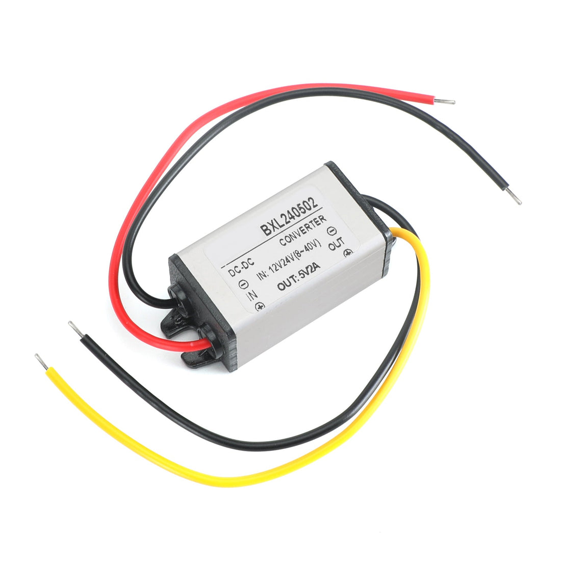 12V/24V to 5V 5A 25W Waterproof Converter Step Down Volt Module Power Supply, 12/24V-5V-3A