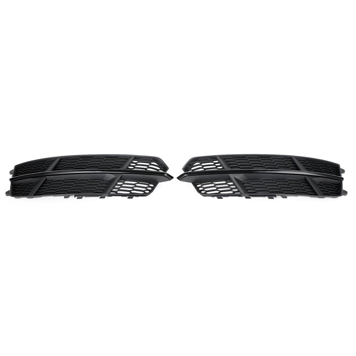 2016-2018 Audi A6 C7 S-Line Bumper Front Bumper Lower Grille Grill Matt Black 4G0807681AN 4G0807682AN Generic