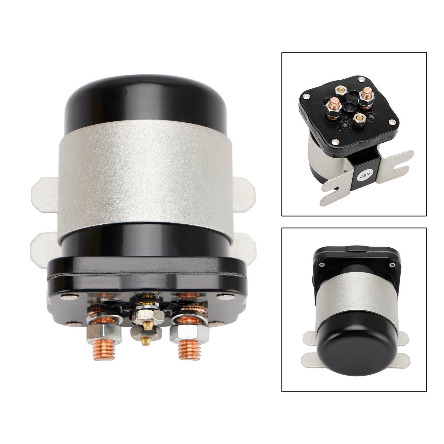 Solenoide de arranque de 48 V compatible con EZ-GO Club Car Electric Yamaha G19 G22 G23 G27