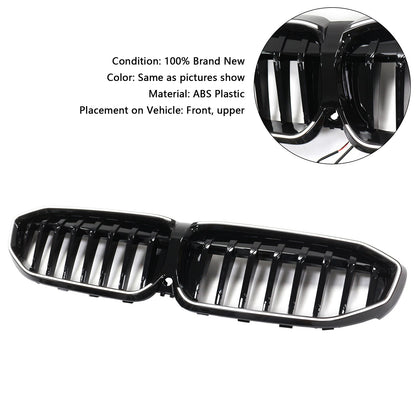2019-2022 Glossy Black Kidney Grille Grill 51138072085 Fit BMW 3 Series G20