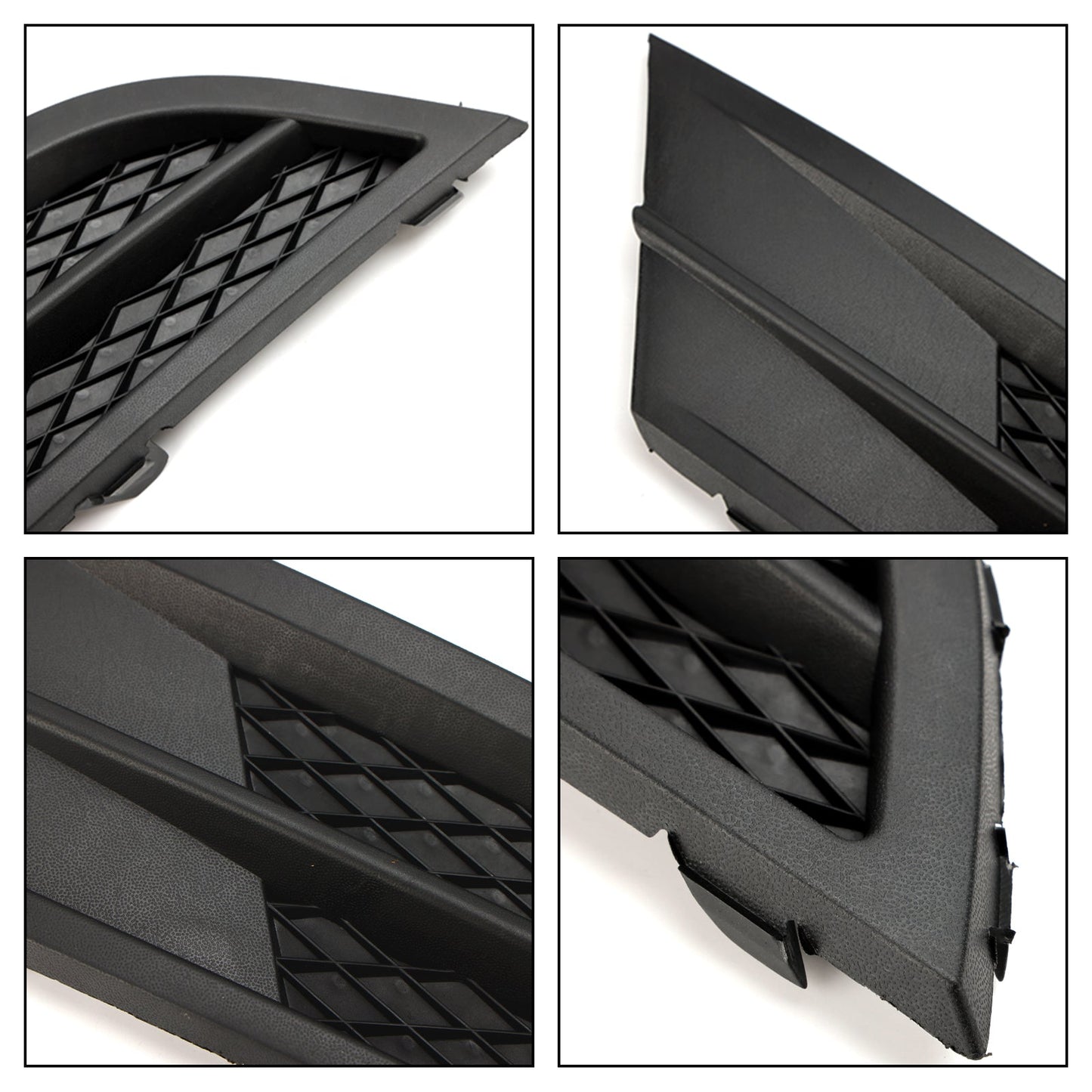 VW Jetta 2015-2018 Pair Fog Lamp Cover Grille Grill 5C6853665H9B9 5C6853666G9B9 VW1038135 Generic