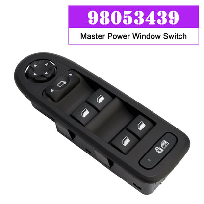 2007-2013 Peugeot 308 2007 4A_, 4C_ Hatchback Hatchback 1.6 16V 1598ccm 140HP 103KW (Petrol) Master Power Window Switch For Peugeot 308 508 Hatchback Wagon 98053439 96644915