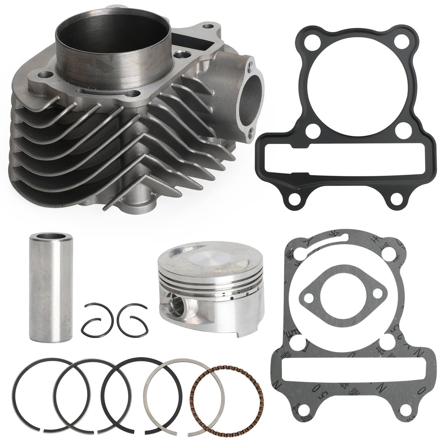 KIT DE MISE À NIVEAU DE CYLINDRE 172cc (ALÉSAGE 61mm) JOINT DE PISTON POUR MOTEURS GY6 125cc 150cc