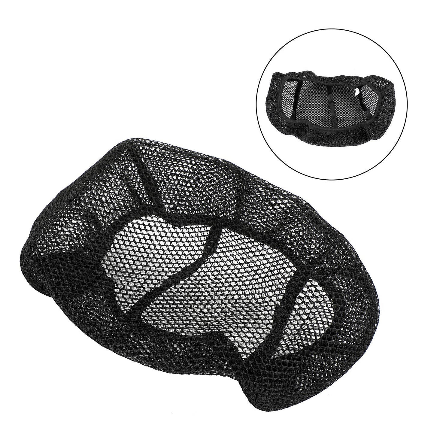 Housse de siège universelle en maille résistante à la chaleur pour moto, scooter, moto, taille XXXL