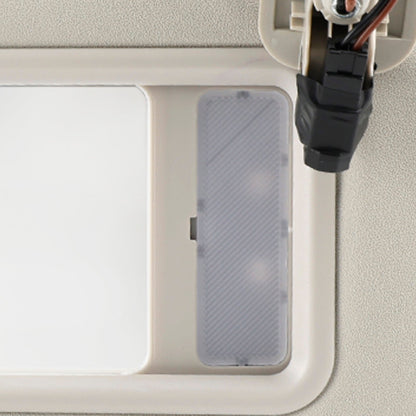 2010-2013 Mazda 3 Right Side Gray Sun Visor With Light BBM369-270C-75