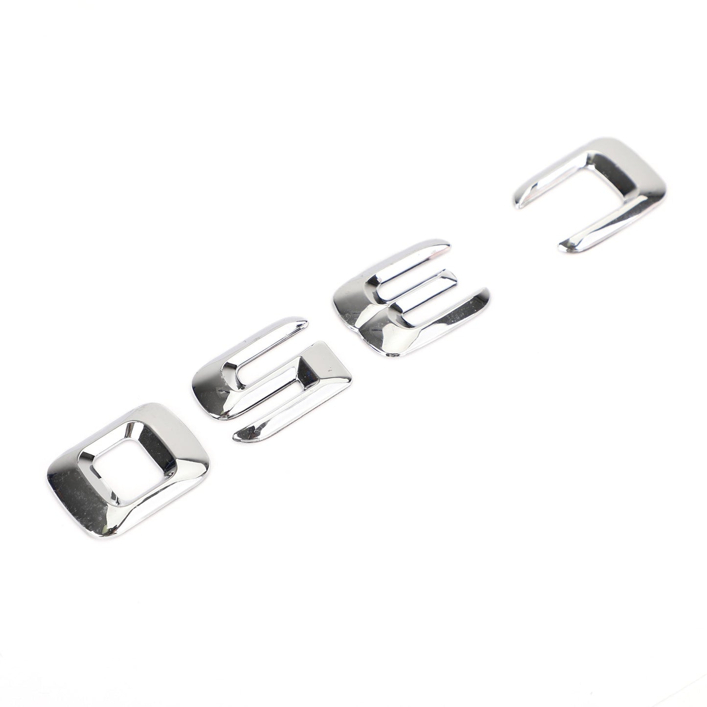 Rear Trunk Emblem Badge Nameplate Decal Letters Numbers Fit Mercedes C350 Chrome