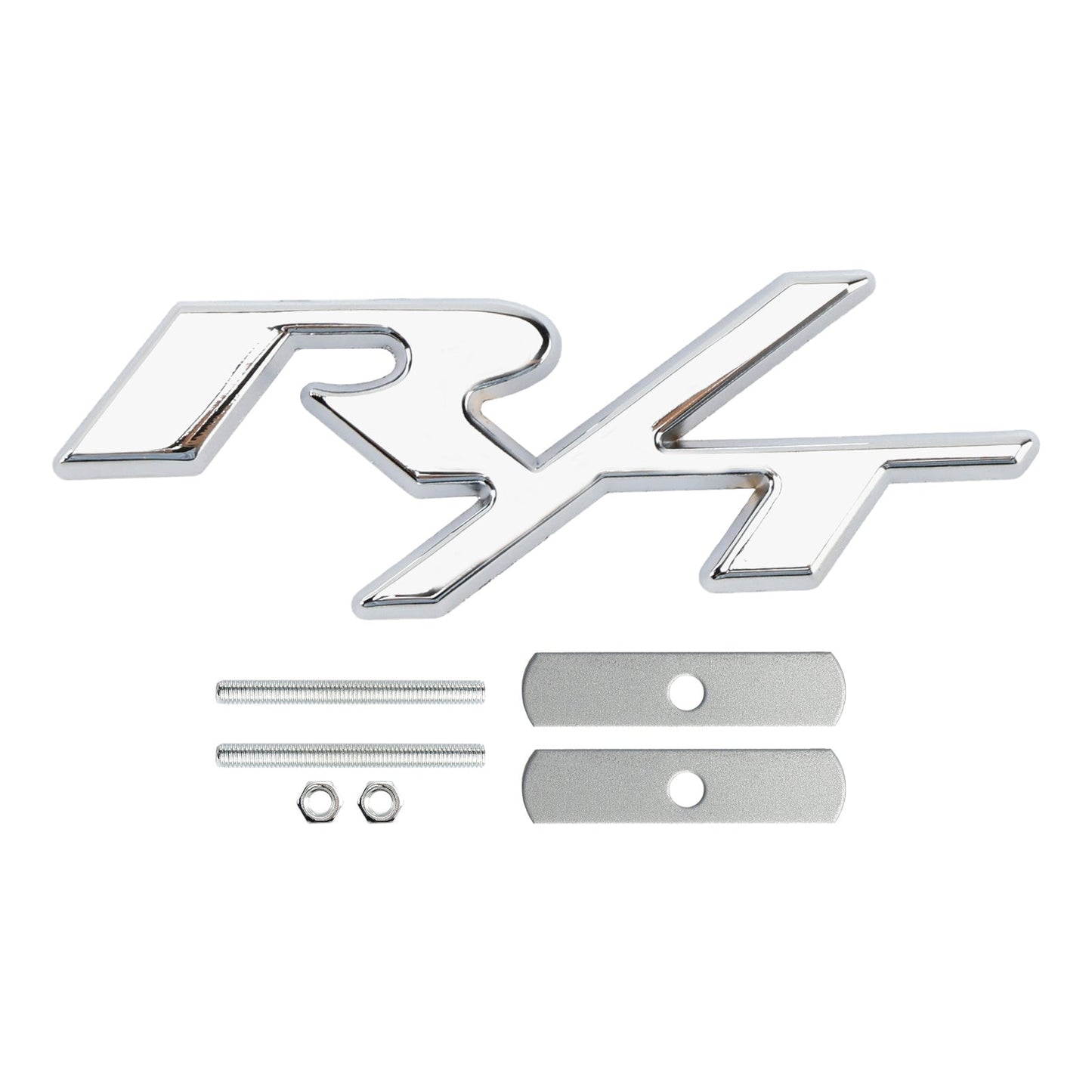 R/T Badge Front Bumper Grille Emblem for Dodge Charger Challenger Red / Chrome / Black / Red Black Badge