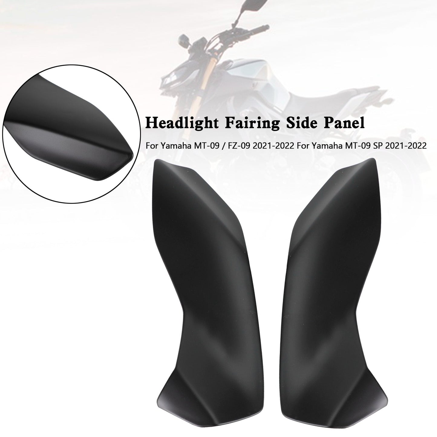 Headlight Fairing Side Panel For For Yamaha MT-09 FZ09 MT-09 SP 2021-2022