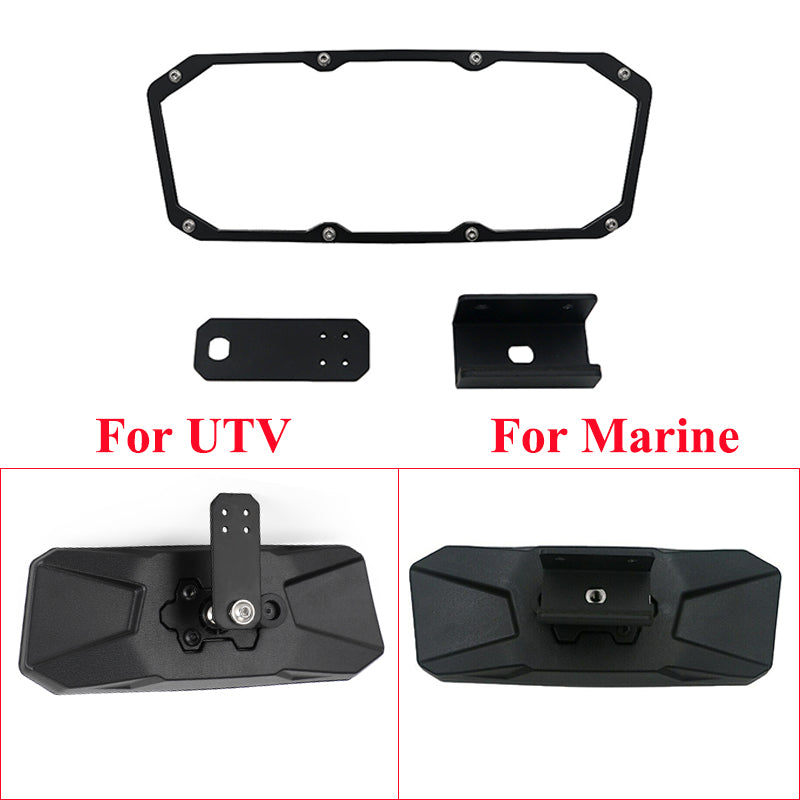 Boat Rear View Mirror Marine Nautical Safety Water Ski Windshield Dashboard