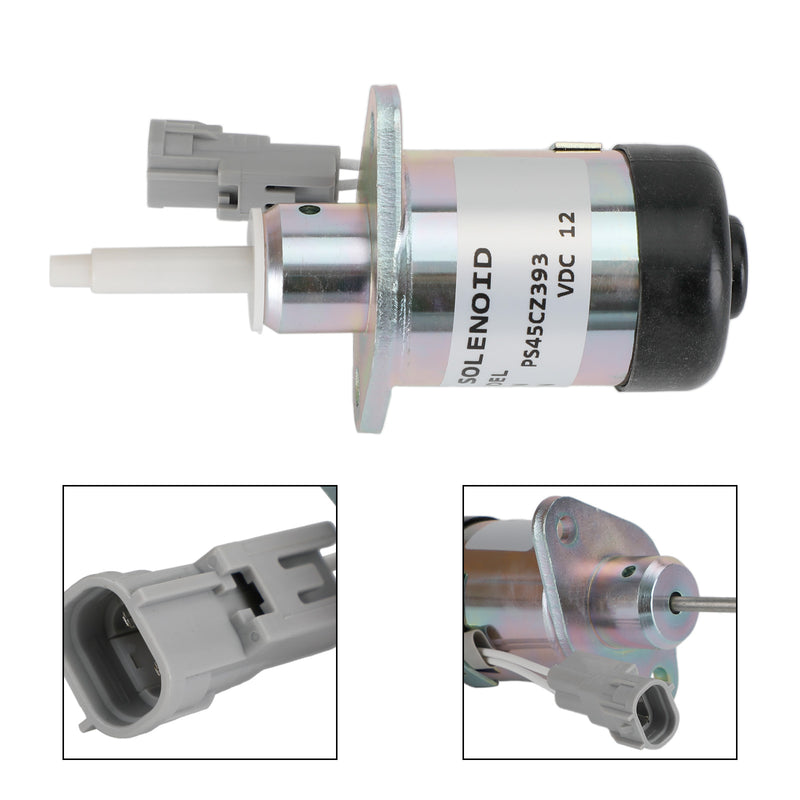 Solénoïde de coupure de carburant PS45CZ393 pour Kubota V2607 V3307 Linde 1219 VOLVO55/80D