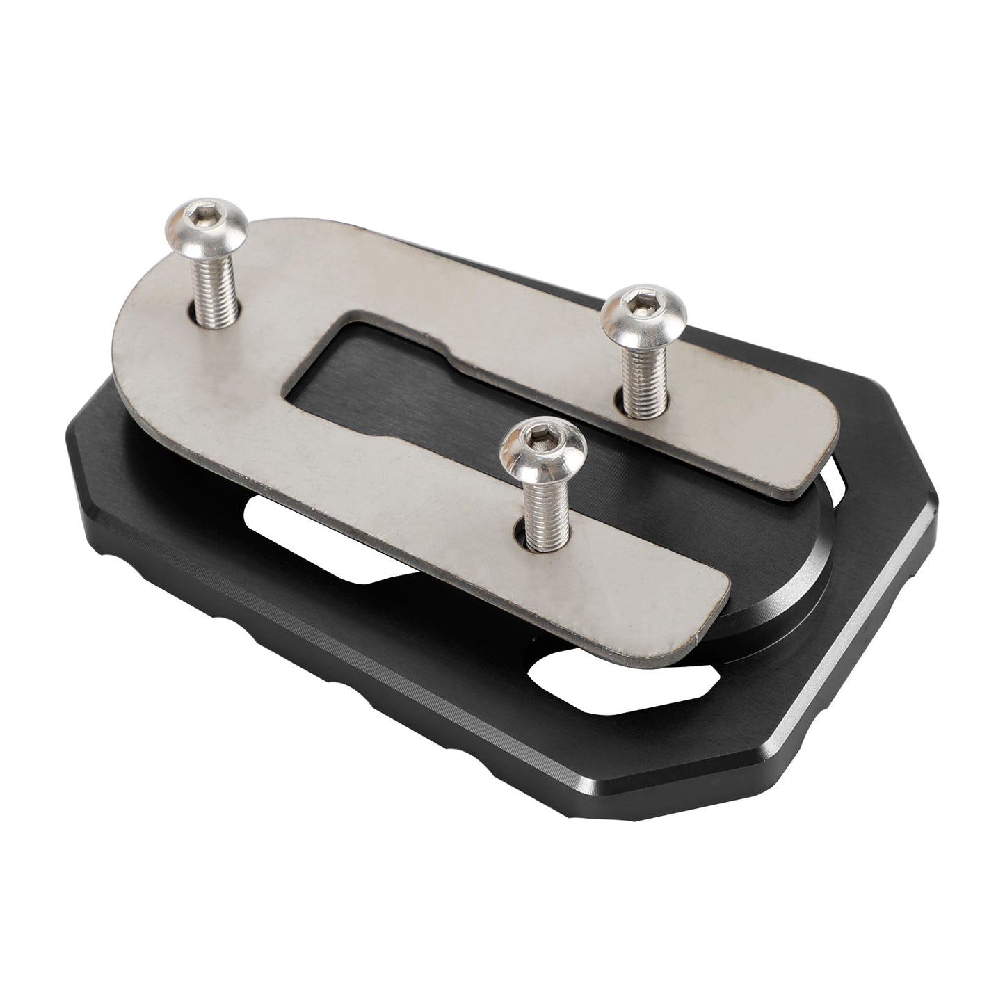 Reposapiés CNC, cubiertas para pedal de conductor, compatibles con TR Scrambler 1200 Tiger Silver