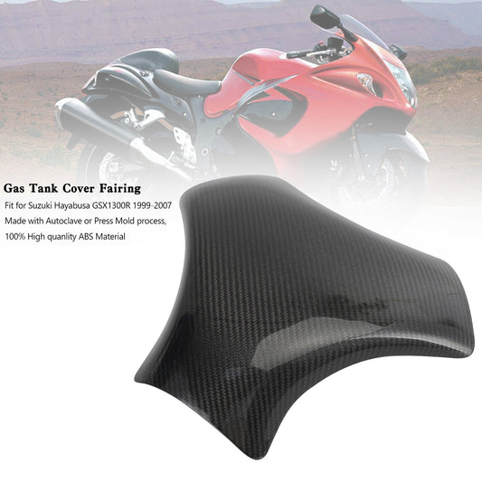 Gas Tank Cover Fairing Protector For For Suzuki Hayabusa GSX1300R 1999-2007 Carbon