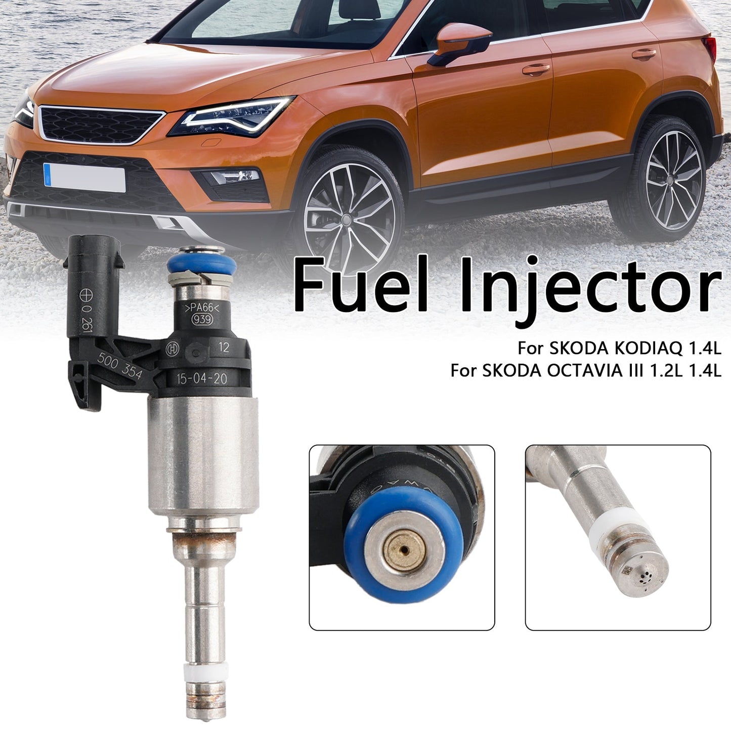 Injecteur de carburant Volkswagen Beetle Golf Jetta Tiguan 1 pièce 04E906036Q 0261500374