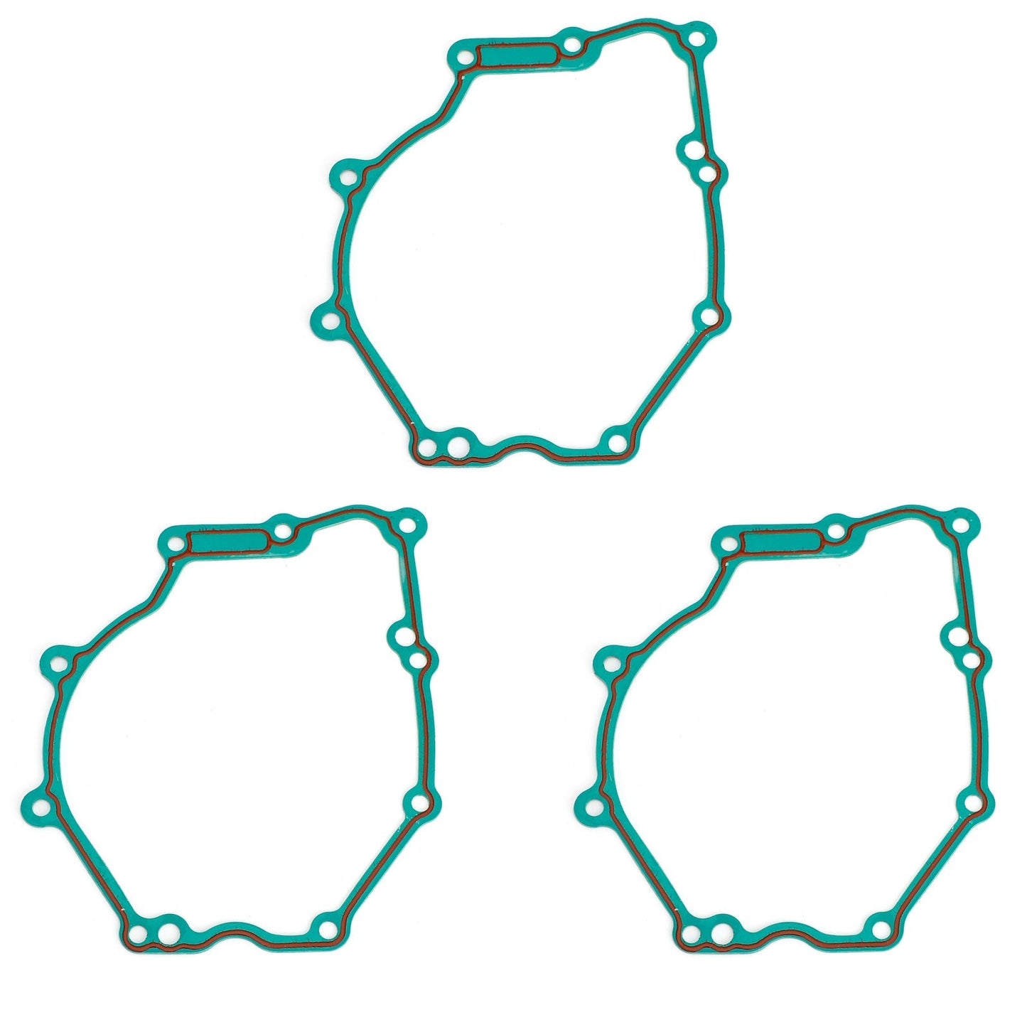 3 juntas de tapa de estator del alternador para Yamaha R6 YZF-R6 YZFR6 YZF600 2006-2020