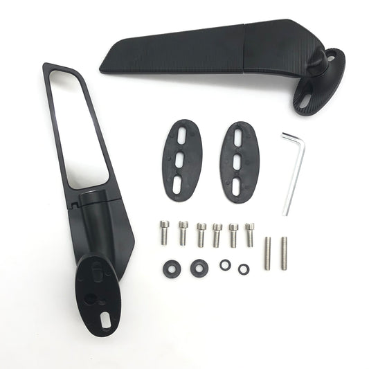 2013-2021 Honda CBR500R Wing Fin Rearview Mirrors