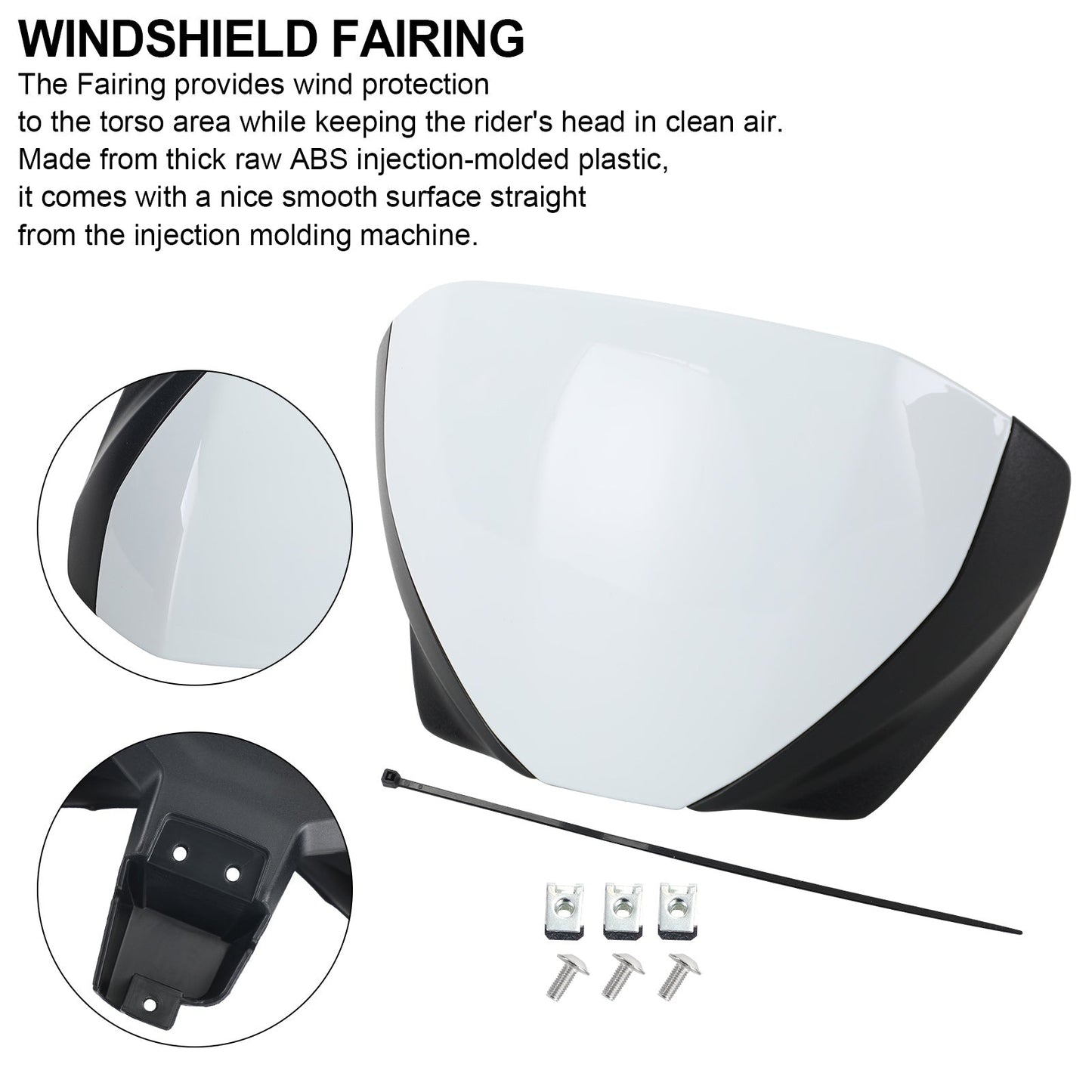 Front Screen Windshield Fairing Windscreen Deflector For Trident 660 2021+