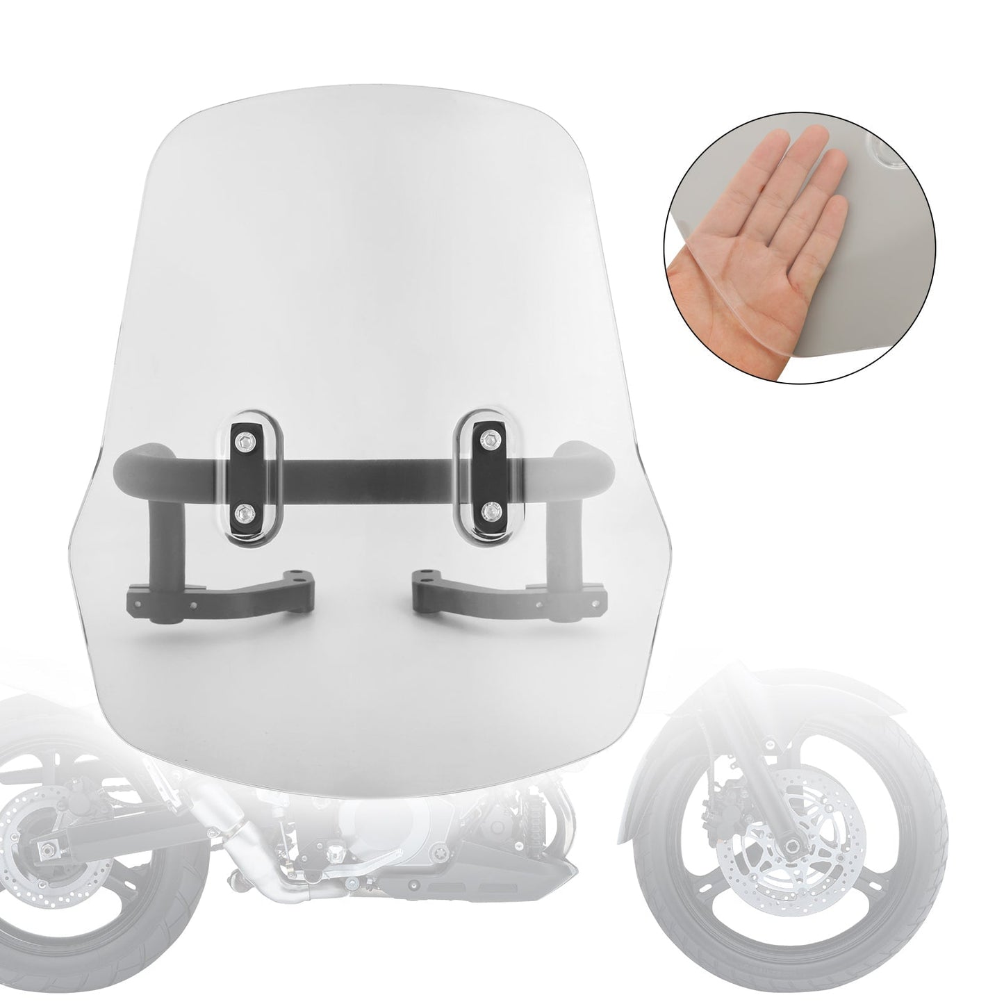 Pare-brise ABS pour moto Honda Hunter Cub CT125 19-23
