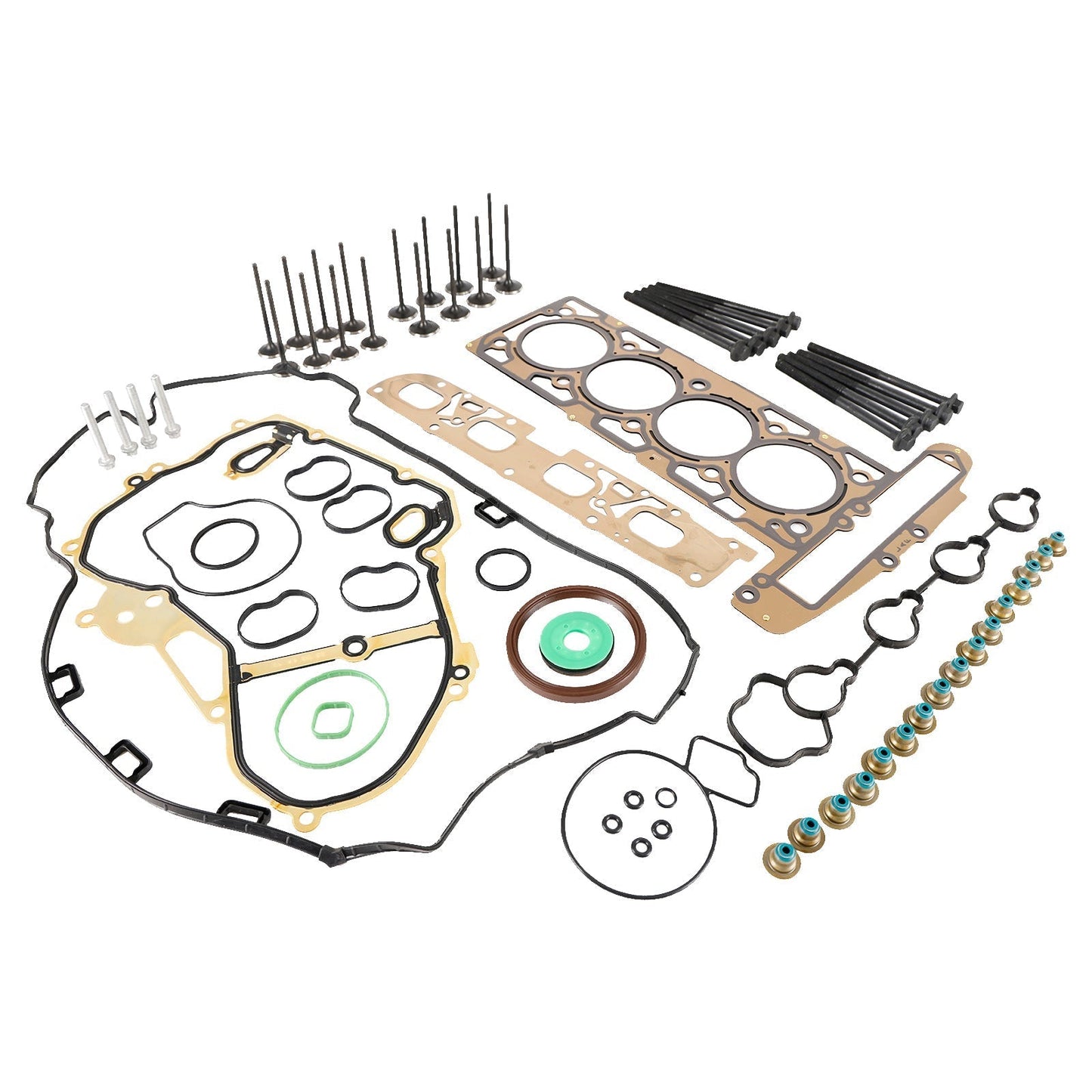 2010-2013 For Chevrolet Equinox For Buick For GMC 2.4L Head Gasket Bolts & Intake Exhaust Valves HS26517PT ES72196 12596034 Geenric