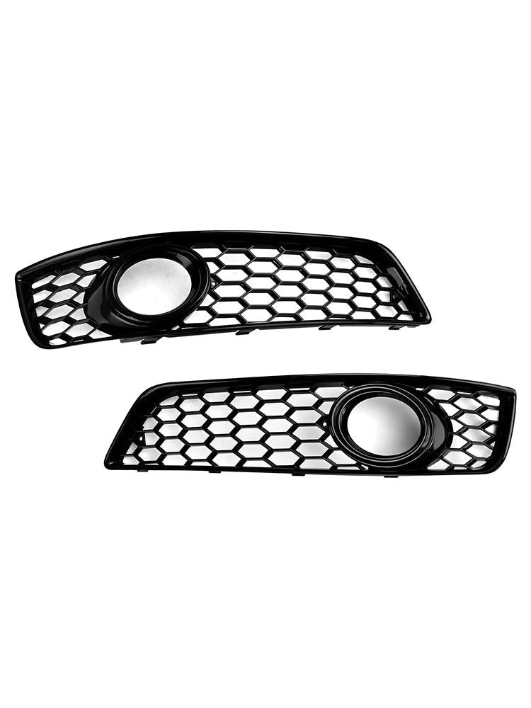 2009-2013 Audi A3 8P Standard Version Honeycomb Bumper Front Fog Light Grill Grille Cover