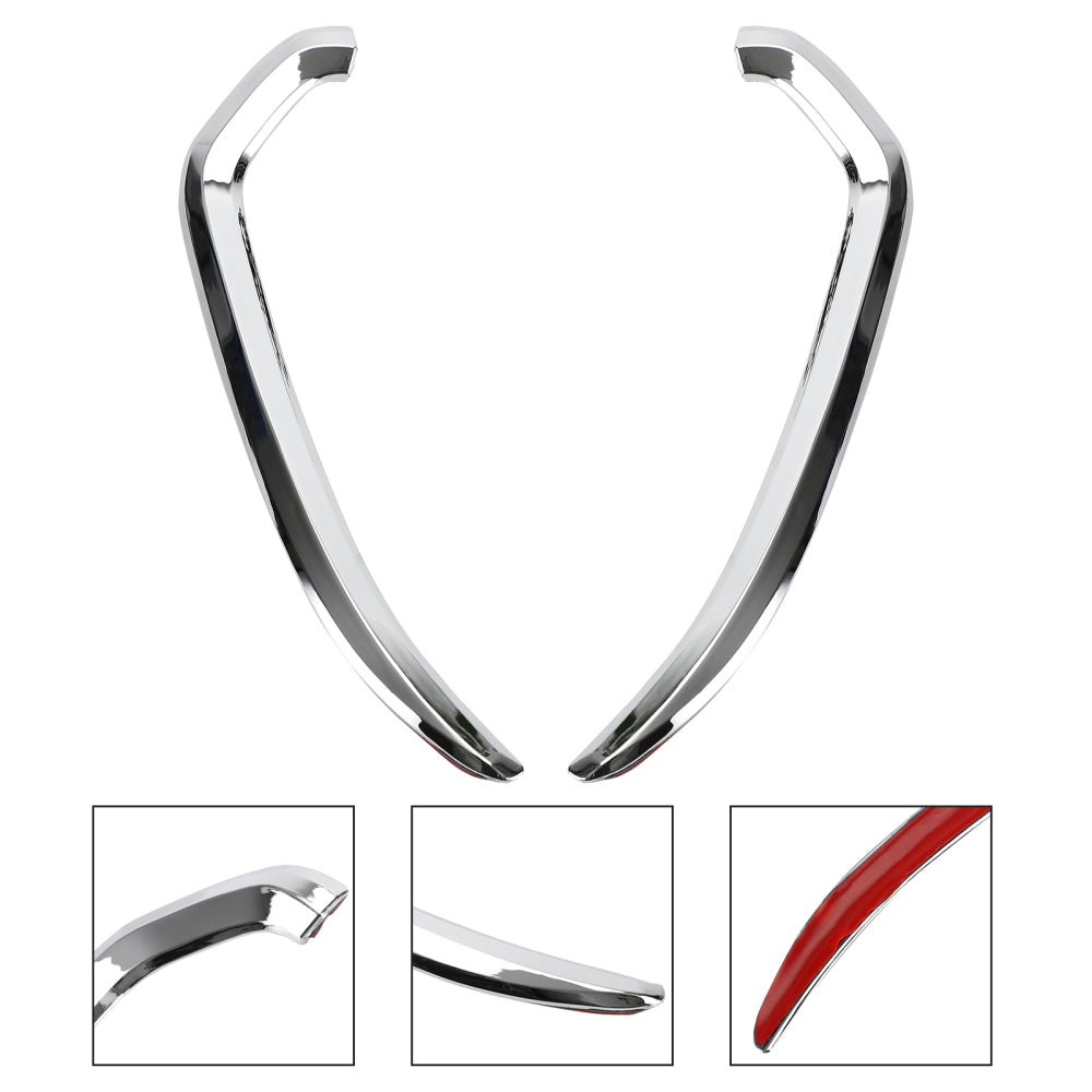 Embellecedor de ventilación vertical cromado para Honda Goldwing 1800 GL1800 (2018-2021)