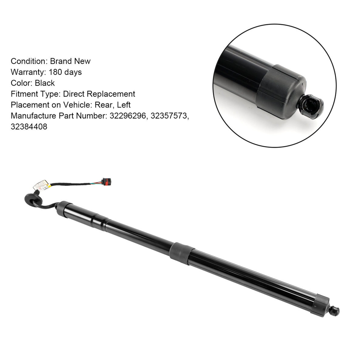 2020-2023 Volvo XC40 32296296 Rear Left Electric Tailgate Gas Strut