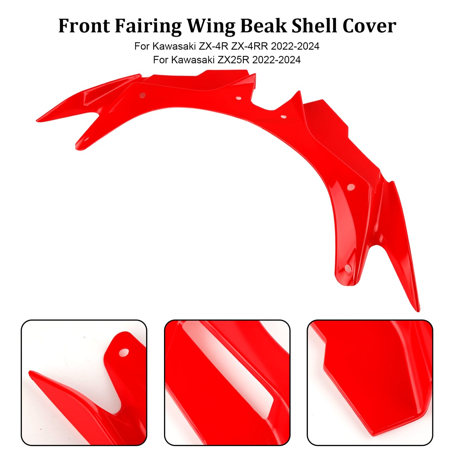 Coque de carénage avant pour Kawasaki ZX4R, ZX4RR, ZX25R 2022-2024