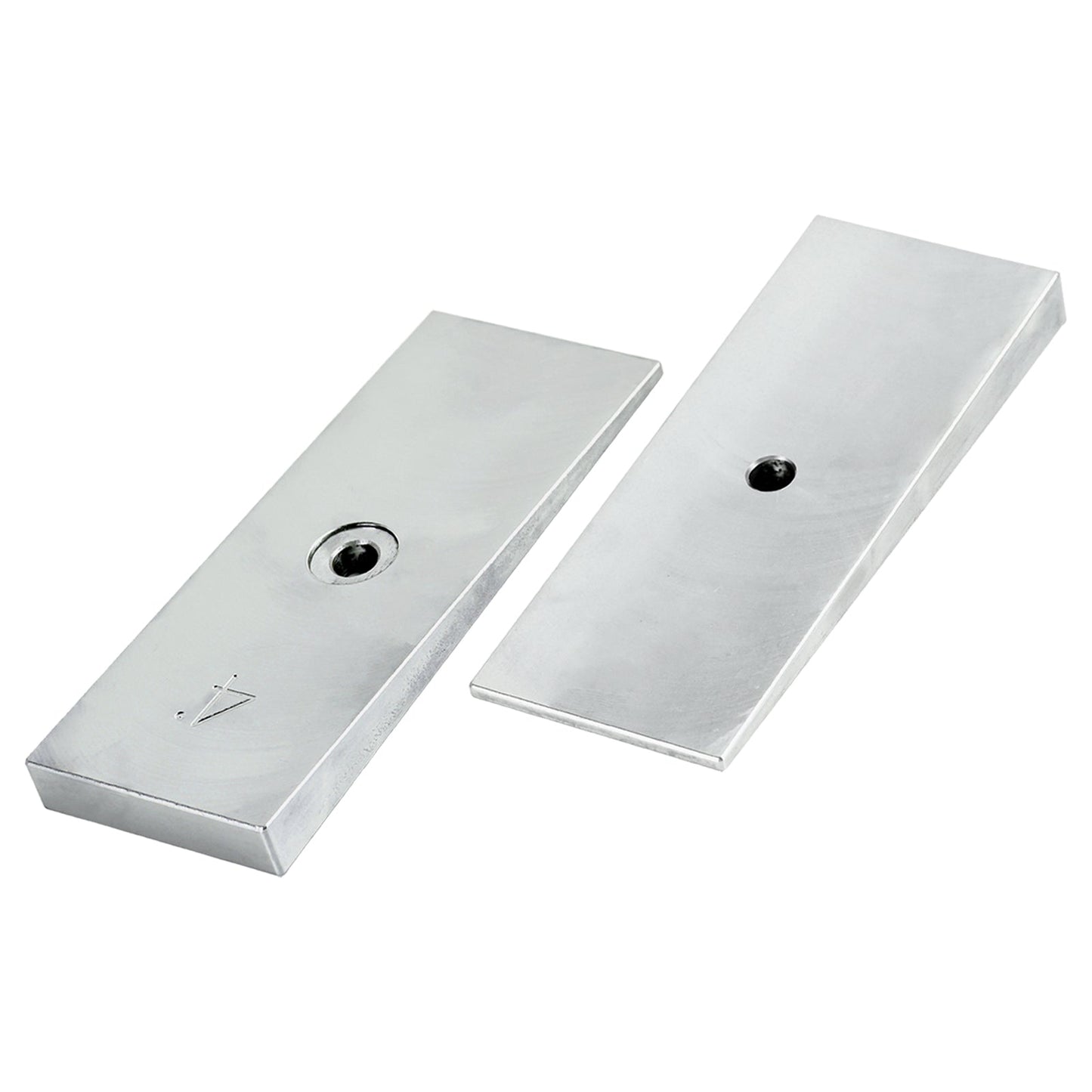 Heavy Duty Machined Steel Leaf Spring Shims for 2" Wide Leaf Springs (4 Degrees)