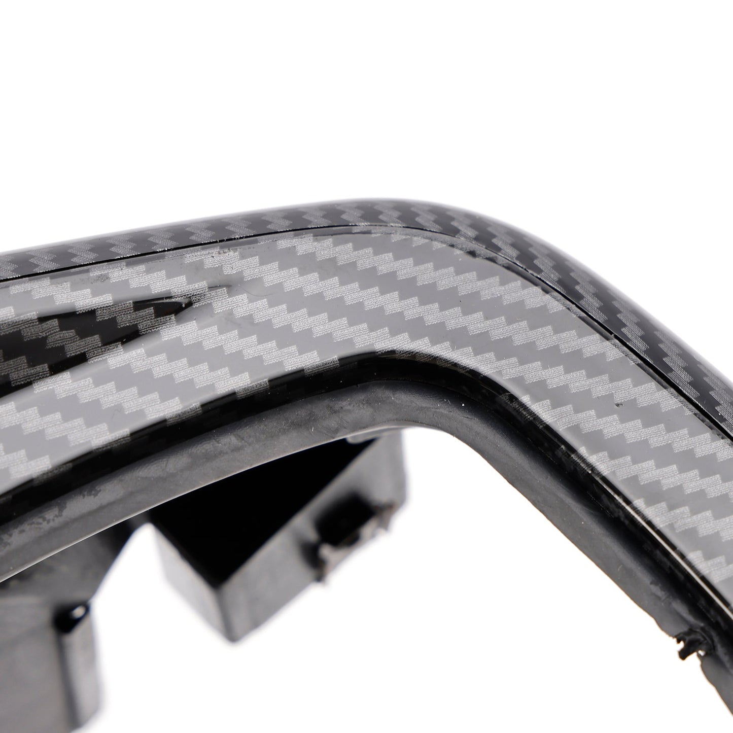 Moldura de consola central con patrón de fibra de carbono para Volkswagen Golf Jetta 1999-2005, 1J1863201D