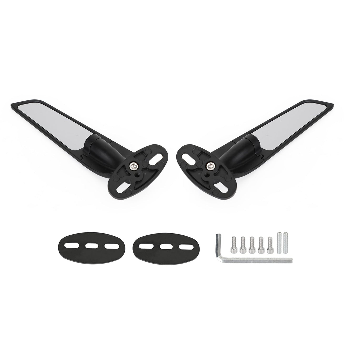 Rétroviseurs réglables à aileron pour Honda CBR600RR 2003-2017 et CBR1000RR 2004-2007