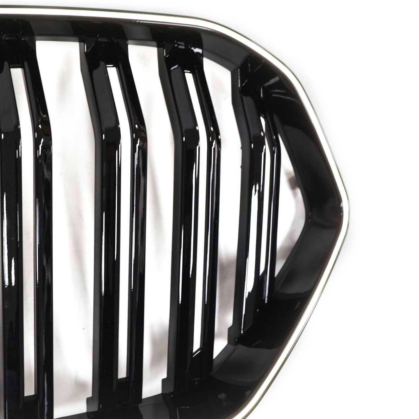 2020-2022 BMW X6 G06 M50i Gloss Black Front Bumper Grille W/Camera Hole