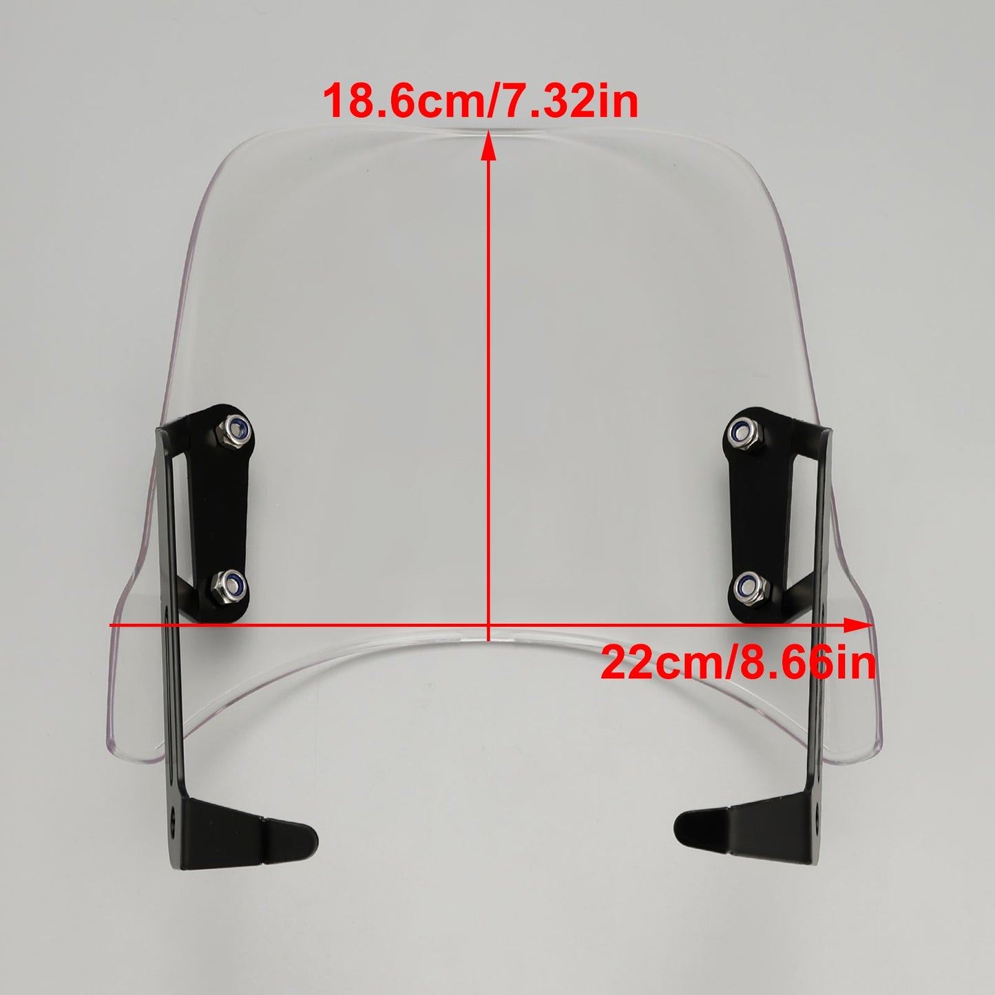 Pare-brise transparent pour Scrambler 1200 XC XE 19-23 et Street Twin 900 16-23