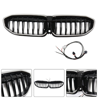 2019-2022 Glossy Black Kidney Grille Grill 51138072085 Fit BMW 3 Series G20