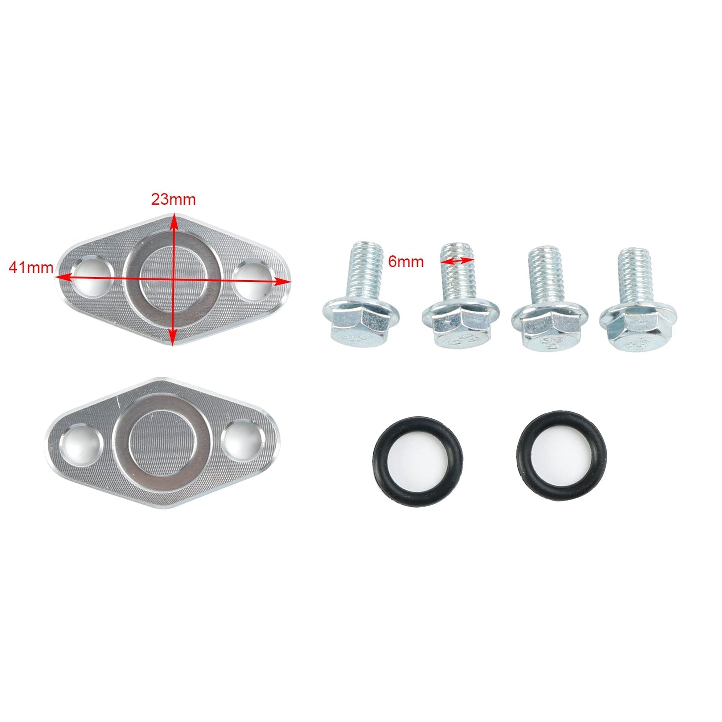 Kit de plaques de blocage de radiateur d'huile pour Suzuki GSXR1000 01-08