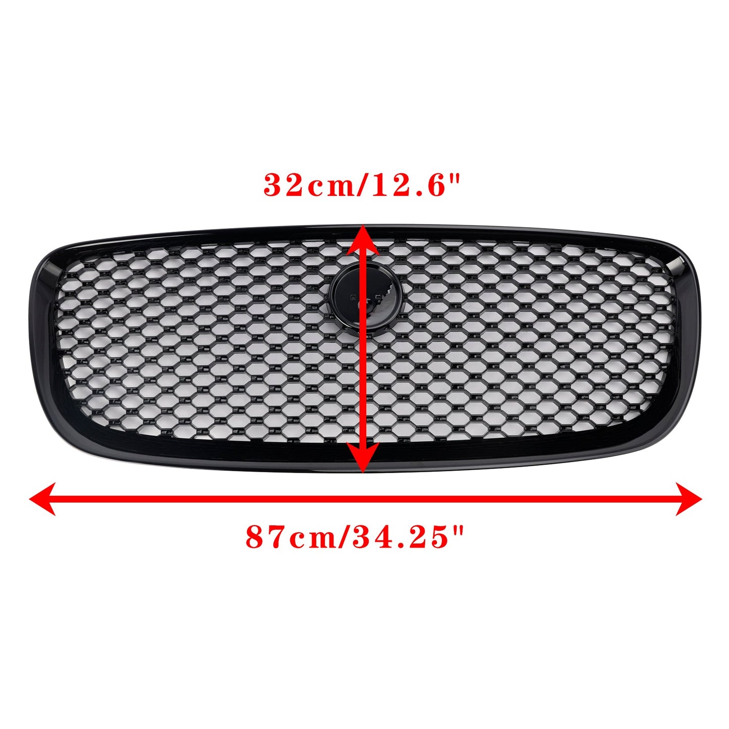 Jaguar F-PACE X761 2016 2017 2018 2019 2020 Front Grille Air Intake Radiator Bumper Black Grill