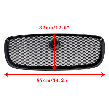 Jaguar F-PACE X761 2016 2017 2018 2019 2020 Front Grille Air Intake Radiator Bumper Black Grill
