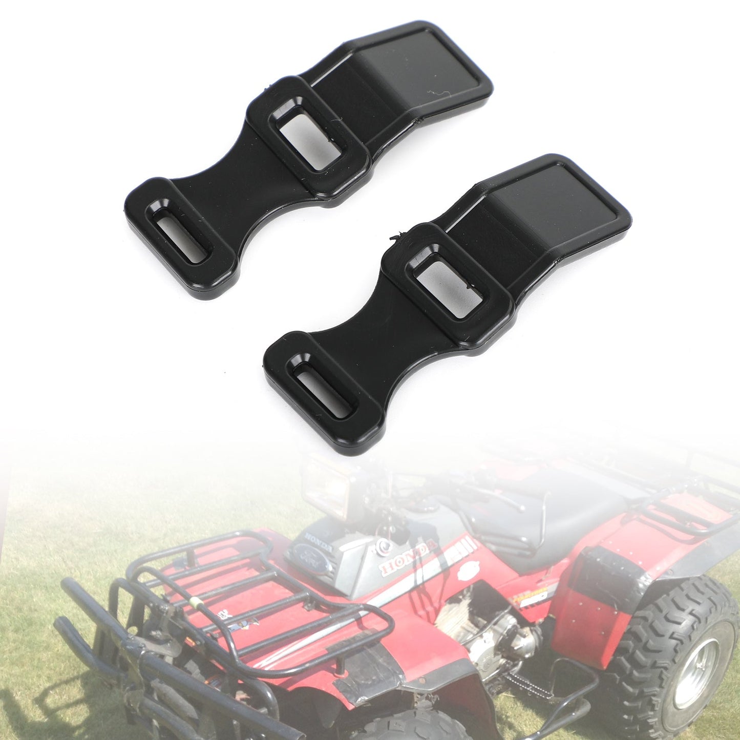 Sangles en caoutchouc pour porte-bagages, 2 pièces, pour Honda TRX200, TRX250, TRX300, 81309-958-680
