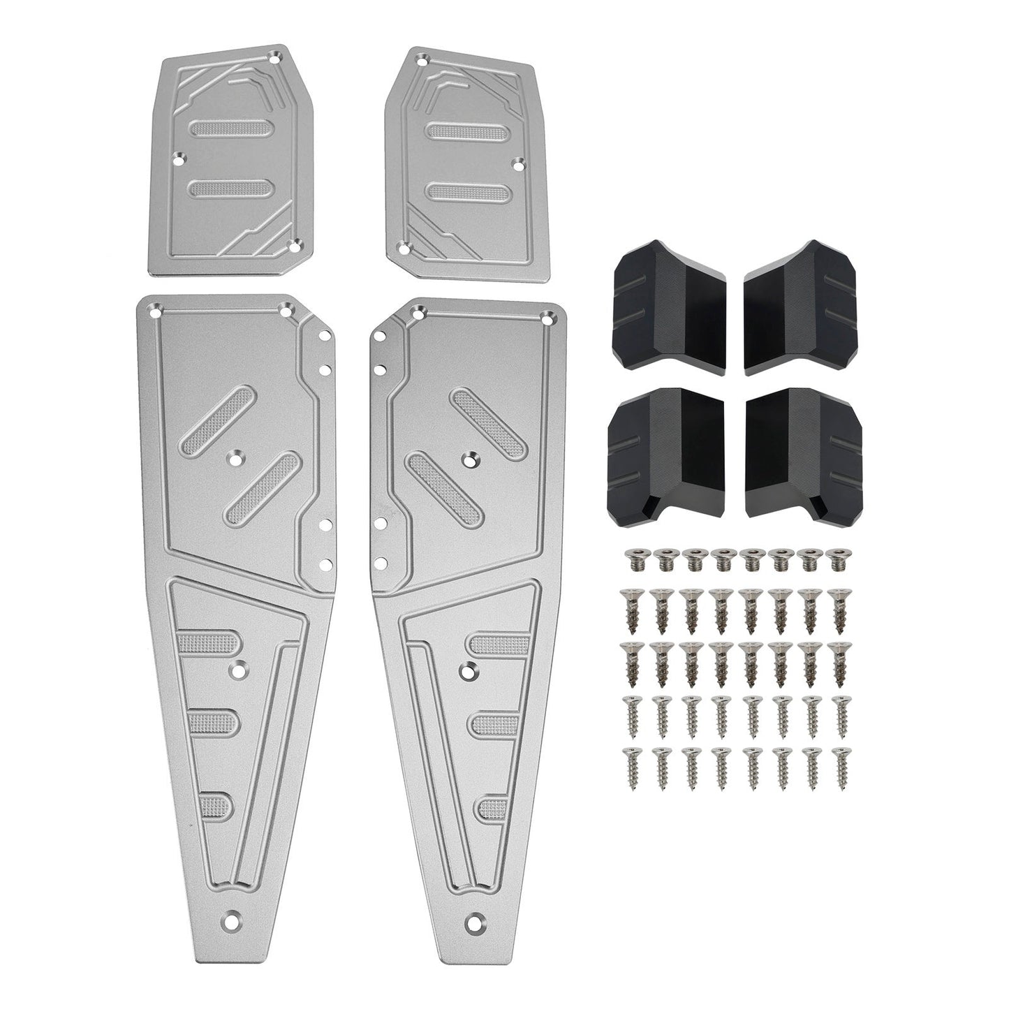 22-23 Aprilia SR GT200 SR GT125 Reposapiés Gris Almohadilla de Reposapiés Placa de Pedal