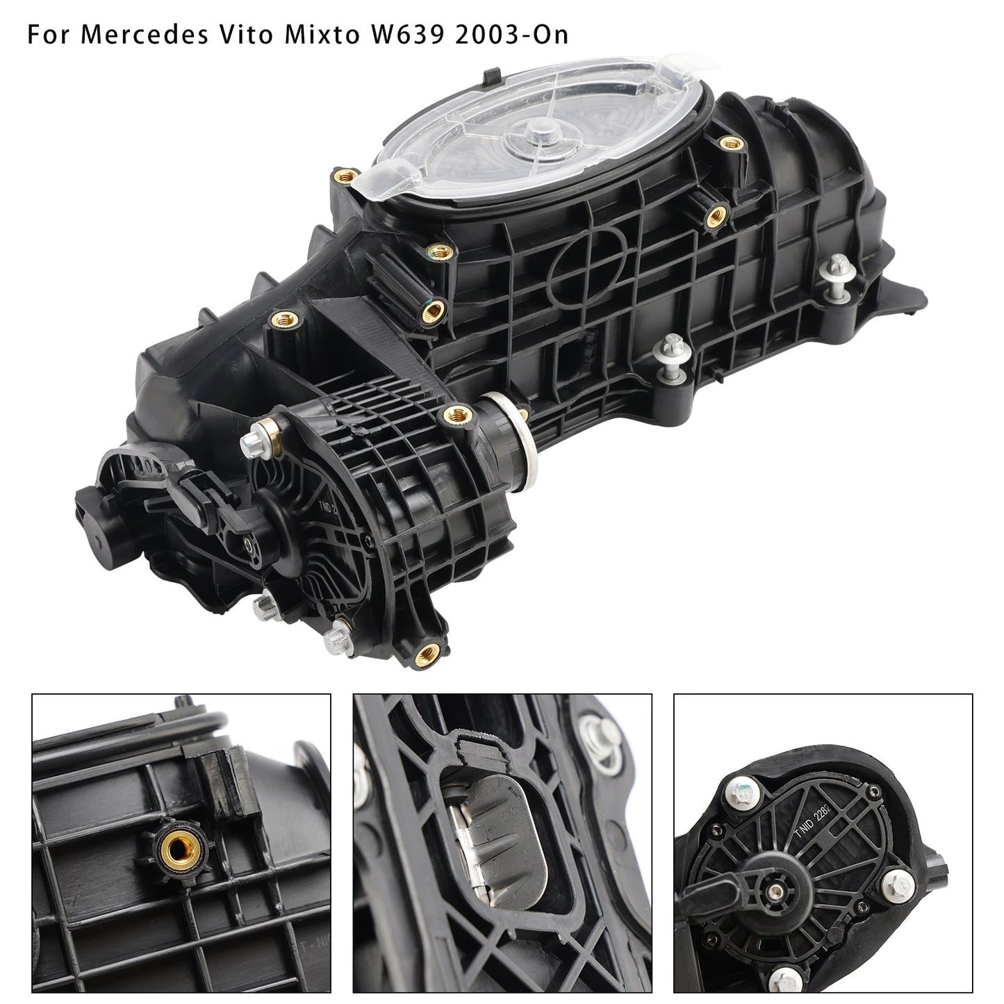 Collecteur d'admission avec moteur d'actionneur A6510904937, Mercedes Benz Viano Vito Minibus Mixto W639 EEP/ME/253 (2003-aujourd'hui)