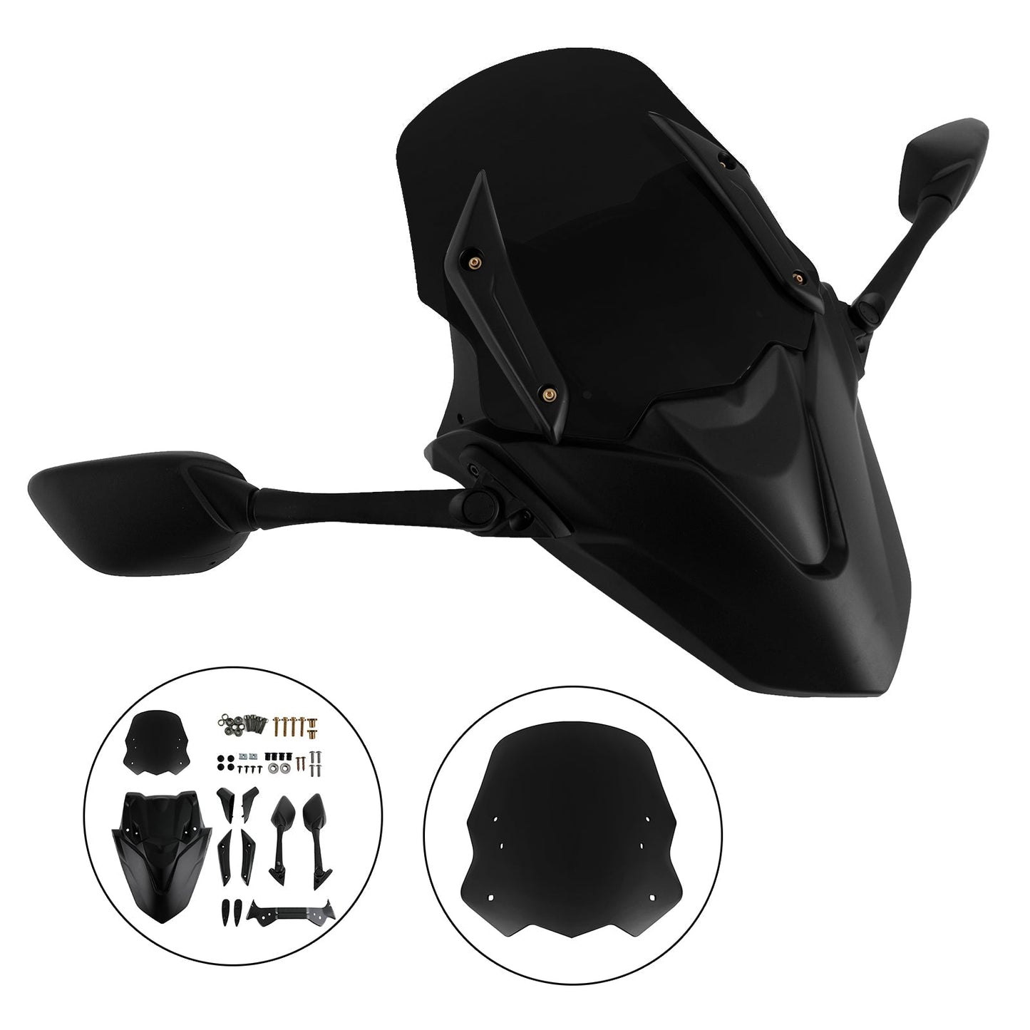 Pare-brise de moto ABS adapté pour Yamaha NMAX155 N-MAX 155 2021-2022