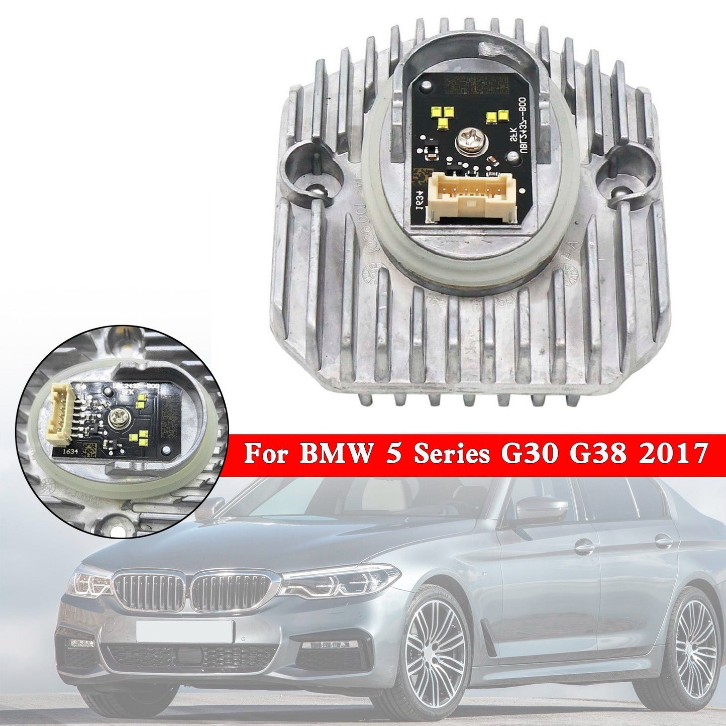 Unité de commande de feux de jour à LED droite 63117214940 7214940 pour BMW Série 5 G30 G38 2017-