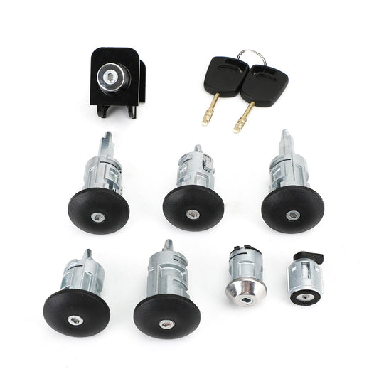 Ensemble de serrures Transit Connect pour Ford 02-07 avec serrure de capot et de porte de carburant
